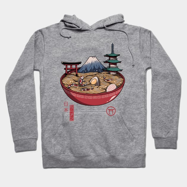 A Japanese Ramen Hoodie by Vincent Trinidad Art